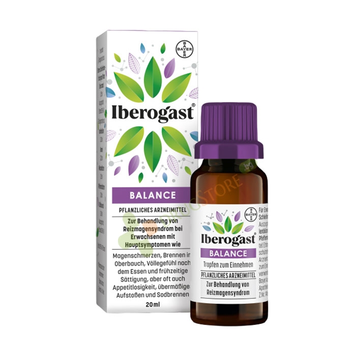 ИБЕРОГАСТ БАЛАНС перорални капки, течност 20 мл / BAYER IBEROGAST BALANCE oral drops, liquid