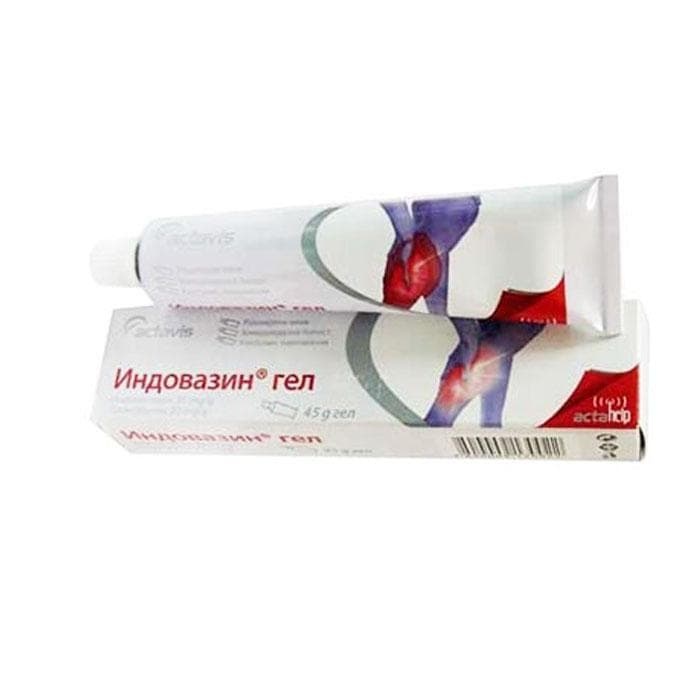 ИНДОВАЗИН гел 45 гр. / ACTAVIS INDOVASIN GEL 45 gr.