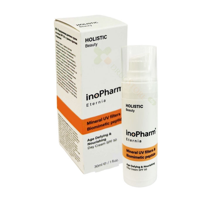 ИНОФАРМ ЕТЕРНИА ПОДХРАНВАЩ ДНЕВЕН КРЕМ ЗА ЛИЦЕ СЪС SPF50 30 мл / INOPHARM ETERNIA AGE DEFYING &amp; NOURISHING DAY CREAM SPF50