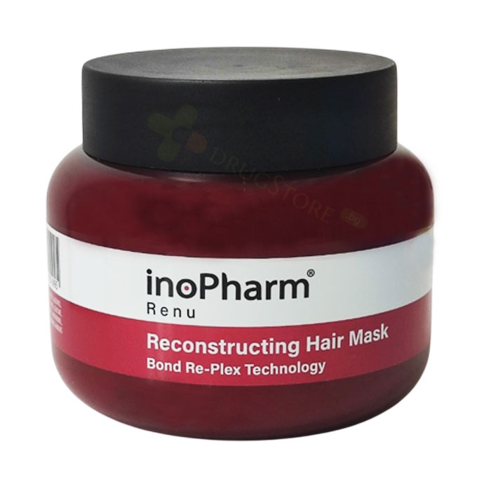 ИНОФАРМ РЕНЮ ВЪЗСТАНОВЯВАЩА МАСКА ЗА УВРЕДЕНА КОСА 250 мл / RUBELLA INOPHARM RENU RECONSTRUCTING HAIR MASK