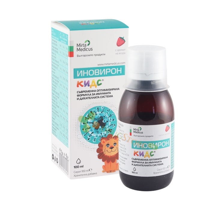 ИНОВИРОН КИДС сироп 100 мл / MIRTA MEDICUS INOVIRON KIDS syrup