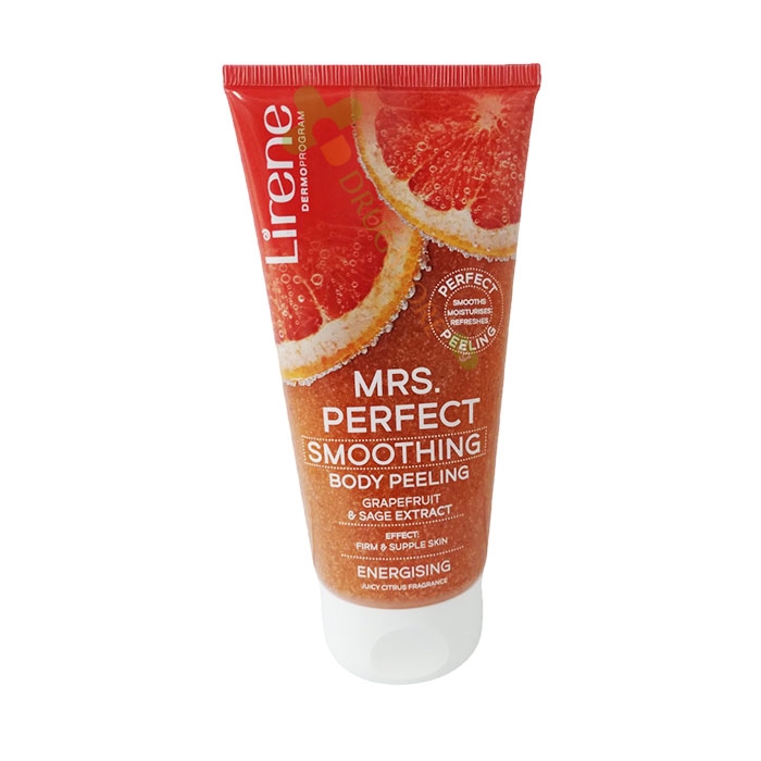 ИЗГАЖДАЩ ПИЛИНГ ЗА ТЯЛО С ЕКСТРАКТ ОТ ГРЕЙПФРУТ 175 мл / LIRENE SMOOTHING BODY PEELING WITH EXTRACTS OF GRAPEFRUIT AND SAGE