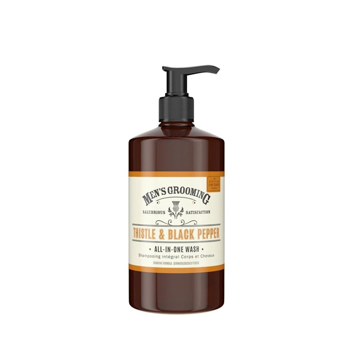 БЯЛ ТРЪН И ЧЕРЕН ПИПЕР ИЗМИВАЩ ГЕЛ 3в1 500 мл / SCOTTISH FINE SOAPS THISTLE AND BLACK PEPPER ALL-IN-ONE WASH