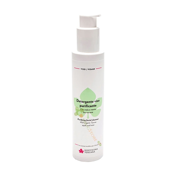 ИЗМИВАЩ ГЕЛ С ЯБЪЛКА И МЕНТА 150 мл / BIOFFICINA TOSCANA PURIFYING FACIAL CLEANSER