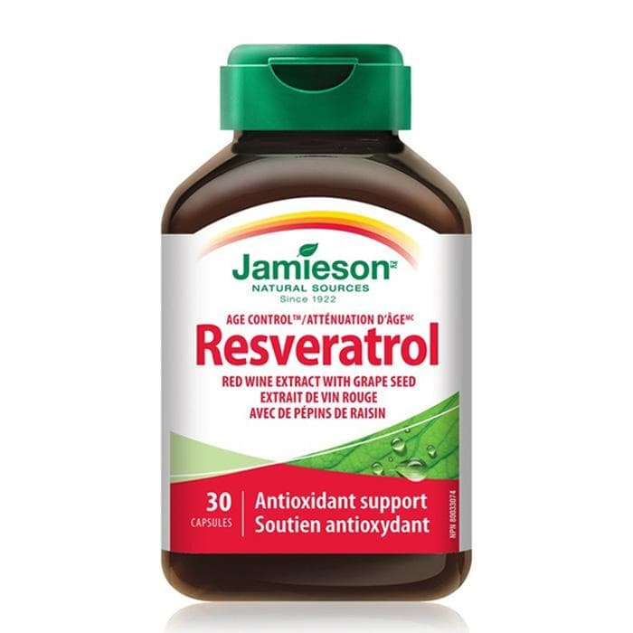ДЖЕЙМИСЪН РЕСВЕРАТРОЛ капсули 30 броя / JAMIESON RESVERATROL