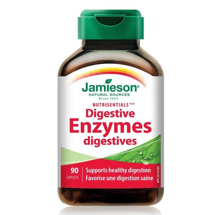 ДЖЕЙМИСЪН ХРАНОСМИЛАТЕЛНИ ЕНЗИМИ капсули 90 броя / JAMIESON DIGESTIVE ENZYMES