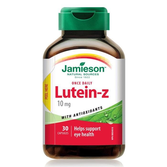 ДЖЕЙМИСЪН ЛУТЕИН С АНТИОКСИДАНТИ капсули 30 броя / JAMIESON LUTEIN Z WITH ANTIOXIDANTS