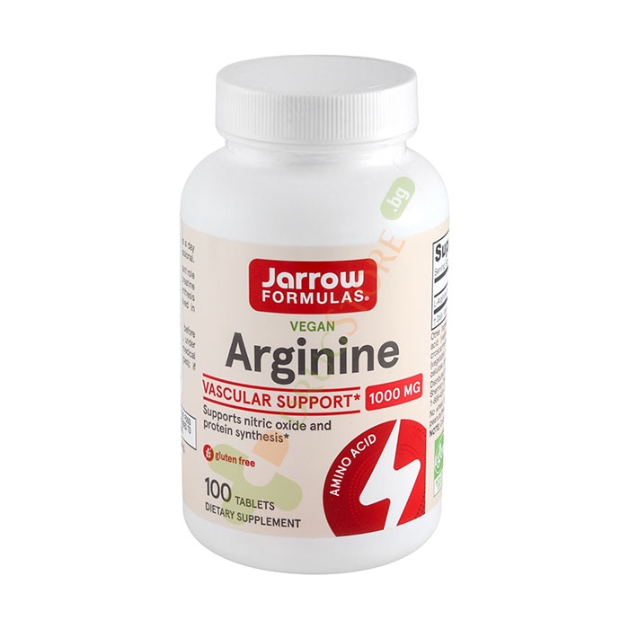 АРГИНИН таблетки 1000 мг 100 броя / JARROW FORMULAS ARGININE
