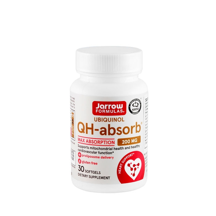 УБИКВИНОЛ С ВИСОКА АБСОРБЦИЯ капсули 200 мг 30 броя / JARROW FORMULAS UBIQUINOL QH-ABSORB