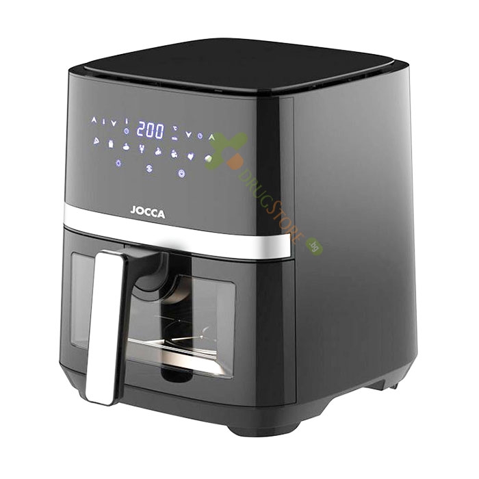 JOCCA ФРИТЮРНИК С ГОРЕЩ ВЪЗДУХ 5 л / JOCCADIGITAL AIR FRYER WITH WINDOW 5 l