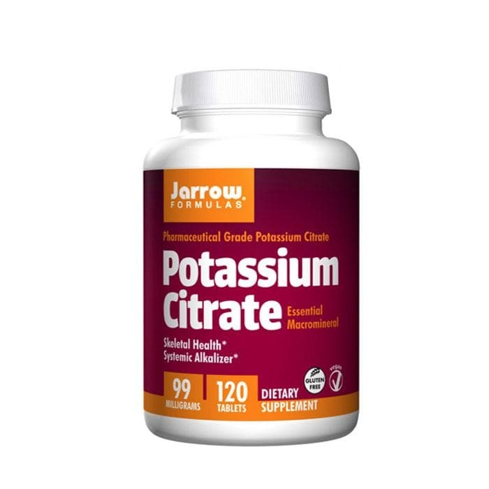КАЛИЕВ ЦИТРАТ таблетки 99 мг. 120 броя / JARROW FORMULAS POTASSIUM ...