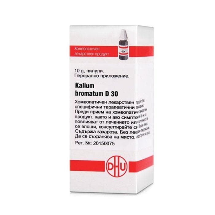 КАЛИУМ БРОМАТУМ D30 пилули 10 гр. / KALIUM BROMATUM D30 pillules