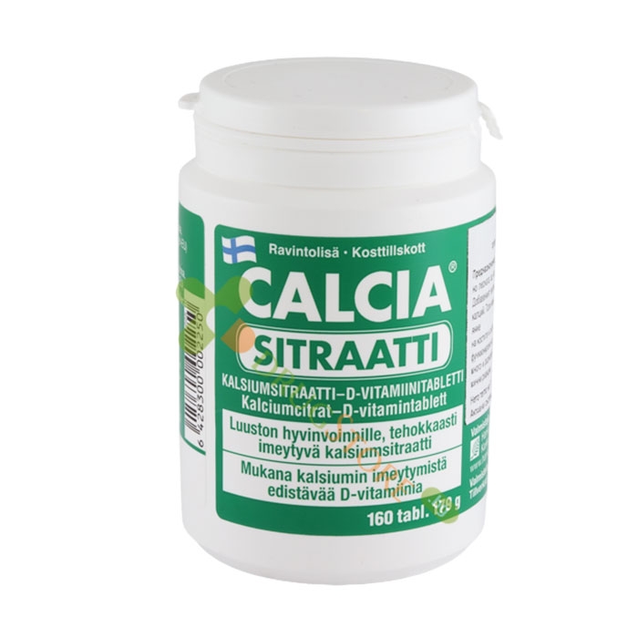 КАЛЦИЕВ ЦИТРАТ + ВИТАМИН D3 таблетки 160 броя / HANKINTATUKKU OY CALCIUM CITRATE + VITAMIN D3