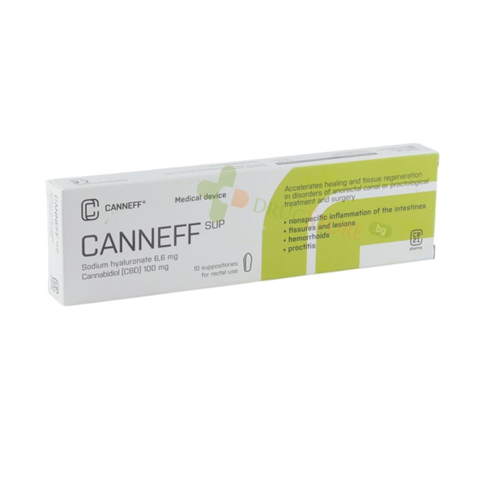 КАННЕФФ ректални супозитории 10 броя / FAES FARMA CANNEFF suppositories for rectal use