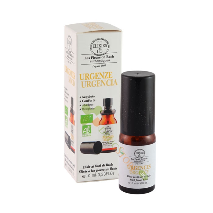 КАПКИ НА ДОКТОР БАХ ЕЛИКСИР СПЕШНА ПОМОЩ СПРЕЙ 10 мл / LES FLEURS DE BACH ELIXIRS EMERGENCY SPRAY
