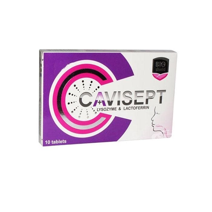КАВИСЕПТ таблетки за смучене 10 броя / BIOSHIELD CAVISEPT 10 tablets ...