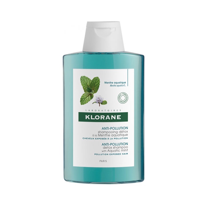 КЛОРАН ДЕТОКСИКИРАЩ ШАМПОАН С ВОДНА МЕНТА 200 мл. / KLORANE ANTI-POLLUTION DETOX SHAMPOO WITH AQUATIC MINT 200 ml.