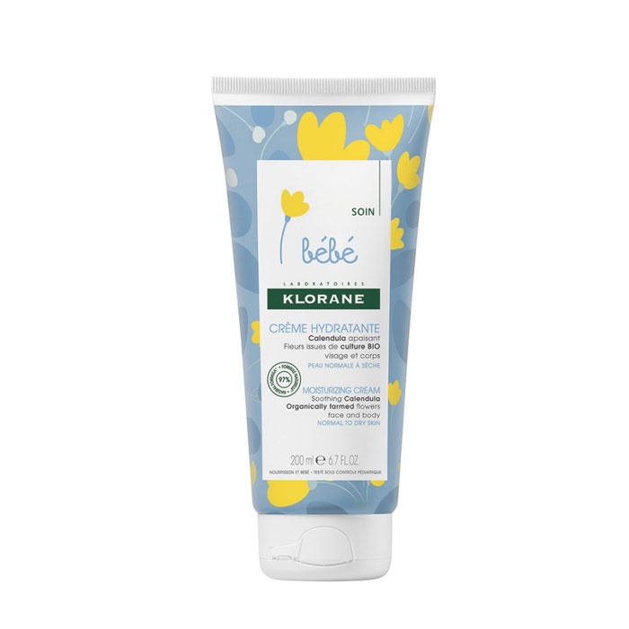 ХИДРАТИРАЩ КРЕМ ЗА ЛИЦЕ И ТЯЛО С ЕКСТРАКТ ОТ НЕВЕН 200 мл. / KLORANE BEBE CALENDULA MOISTURIZING CREAM