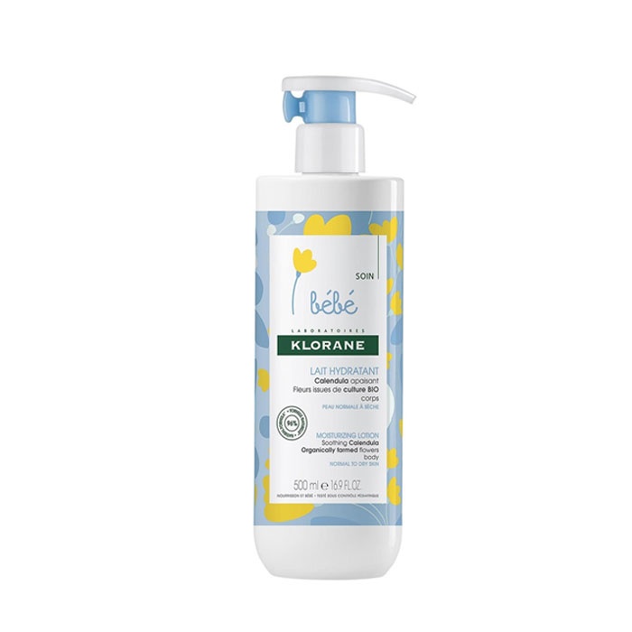 КЛОРАН БЕБЕ ХИДРАТИРАЩО МЛЯКО ЗА ТЯЛО С НЕВЕН 500 мл. / KLORANE BEBE MOISTURIZING BODY LOTION WITH SOOTHING CALENDULA 500 ml.