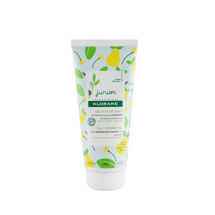КЛОРАН ДЖУНИЪР ДУШ ГЕЛ ЗА КОСА И ТЯЛО С АРОМАТ НА КРУША 200 мл / КLORANE JINIOR PEAR HAIR &amp; BODY SHOWER GEL