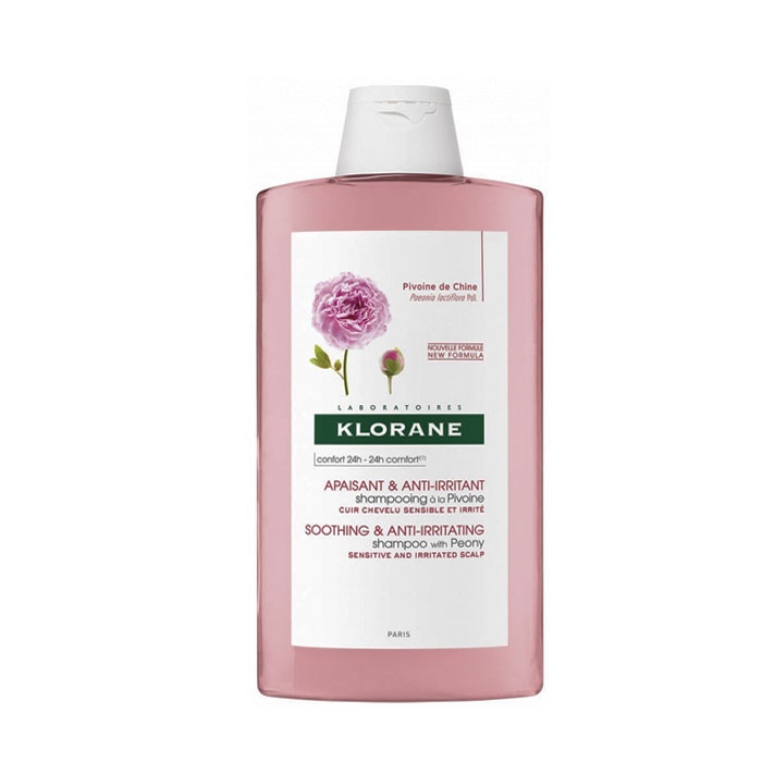 КЛОРАН УСПОКОЯВАЩ ШАМПОАН С БОЖУР 400 мл. / KLORANE SOOTHING AND ANTI-IRRITATING SHAMPOO WITH PEONY 400 ml.