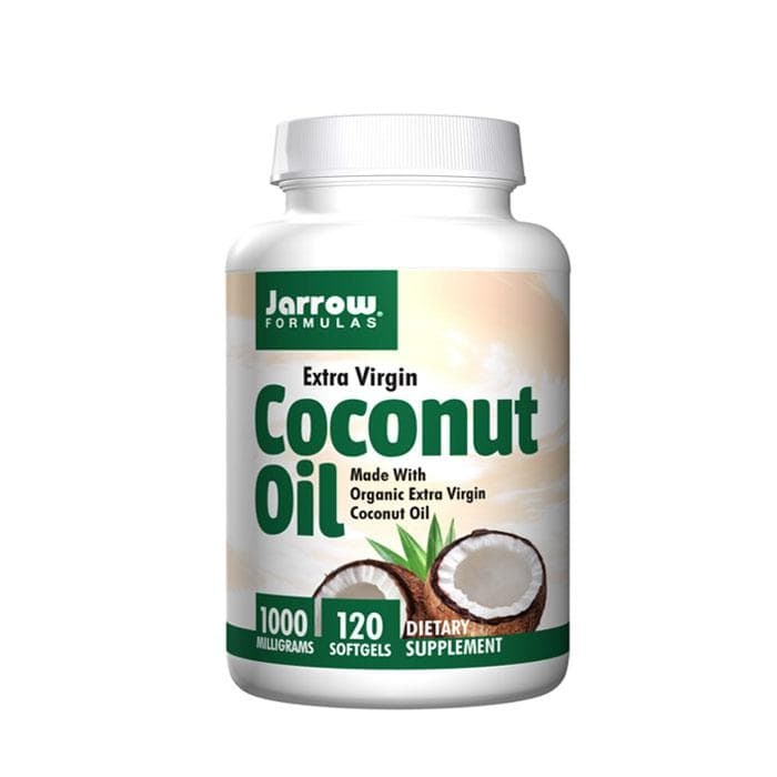 КОКОСОВО МАСЛО ЕКСТРА ВЪРДЖИН капсули 1000 мг 120 броя / JARROW FORMULAS EXTRA VIRGIN COCONUT OIL
