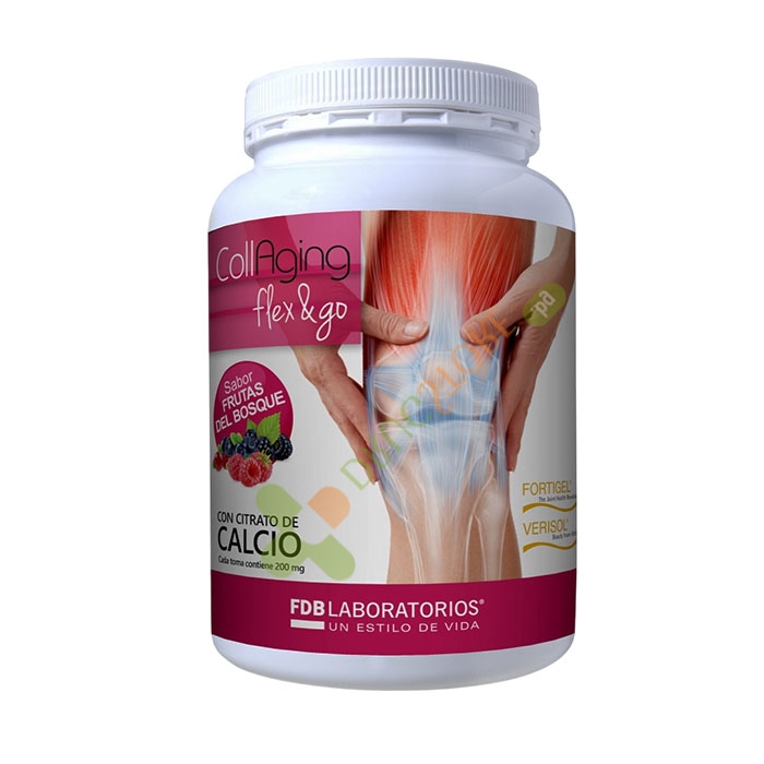 КОЛЕЙДЖИНГ ФЛЕКС ЕНД ГОУ прах 390 г ГОРСКИ ПЛОДОВЕ / FDB LABORATORIOS COLLAGING FLEX &amp; GO powder