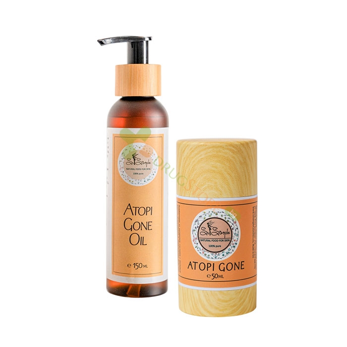 КОМПЛЕКТ ATOPI GONE ПРИ СУХА И АТОПИЧНА КОЖА ОЛИО 150 мл+СТИК МЕХЛЕМ 50 мл / SO SIMPLE SET ATOPI GONE OIL+STICK