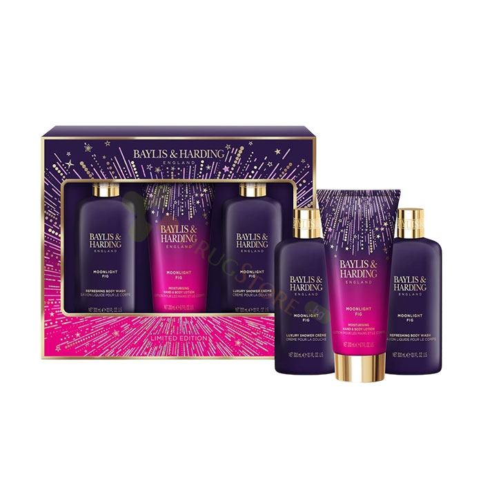 КОМПЛЕКТ ЗА БАНЯ MOONLIGHT FIG / BAYLIS &amp; HARDING MOONLIGHT FIG GIFT SET