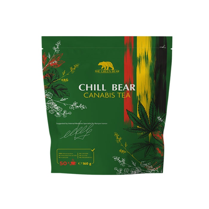 CHILL BEAR ЧАЙ С КОНОП 160 г / CHILL BEAR CANABIS TEA