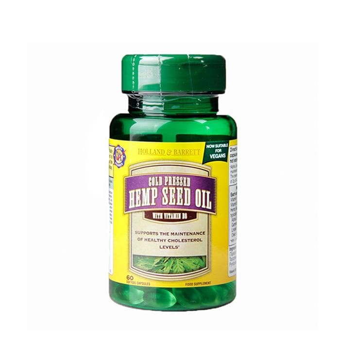 КОНОПЕНО МАСЛО капсули 60 броя / HOLLAND BARRETT HEMP SEED OIL