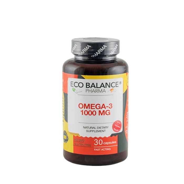 КОНЦЕНТРИРАНО РИБЕНО МАСЛО ОМЕГА-3 1000 мг ЕКО БАЛАНС капсули 30 броя / ECO BALANCE PHARMA OMEGA 3