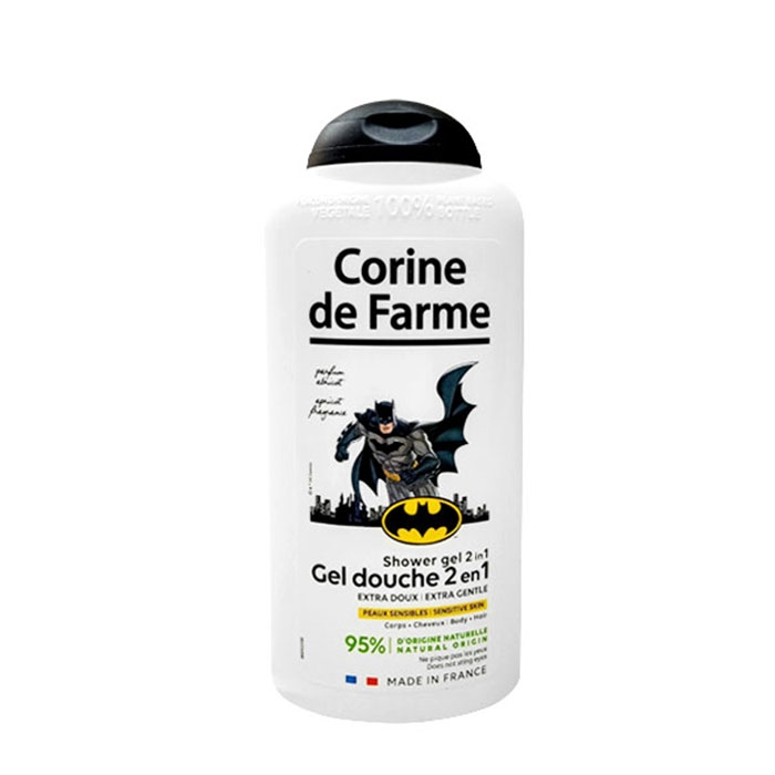 ДУШ ГЕЛ 2 В 1 ЗА КОСА И ТЯЛО БАТМАН 300 мл / LABORATOIRES SARBEC CORINE DE FARME SHOWER GEL 2 IN 1 FOR HAIR AND BODY BATMAN