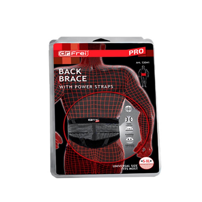 ЗАТОПЛЯЩ ОРТОПЕДИЧЕН КОРСЕТ С БАНЕЛИ модел S3041 / DR. FREI BACK BRACE WITH POWER STRAPS
