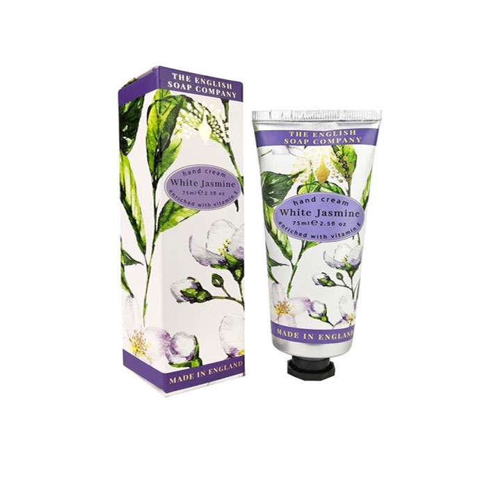 КРЕМ ЗА РЪЦЕ И НОКТИ ИНГЛИШ СОУП КАМПЪНИ С БЯЛ ЖАСМИН 75 мл. / ENGLISH SOAP COMPANY WHITE JASMINE HAND CREAM