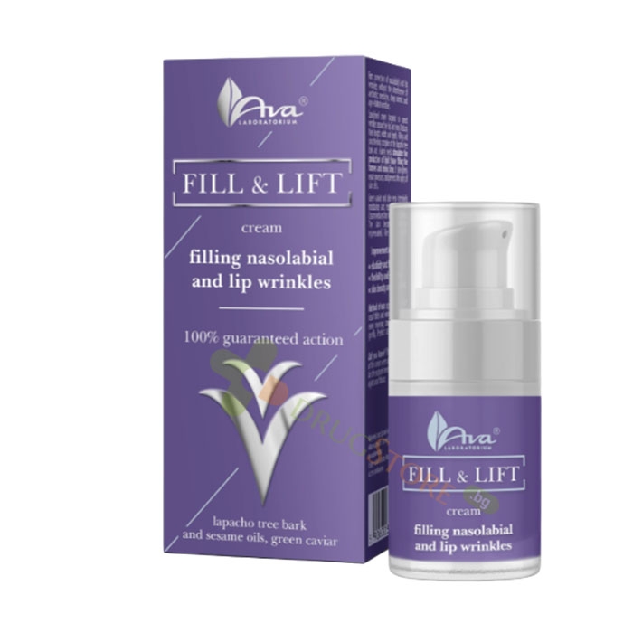 КРЕМ ЗА ИЗГЛАЖДАНЕ НА НАЗОЛАБИАЛНИ ГЪНКИ И БРЪЧКИ 15 мл / AVA FILL &amp; LIFT CREAM FILLING NASOLABIAL AND LIP WRINKLES