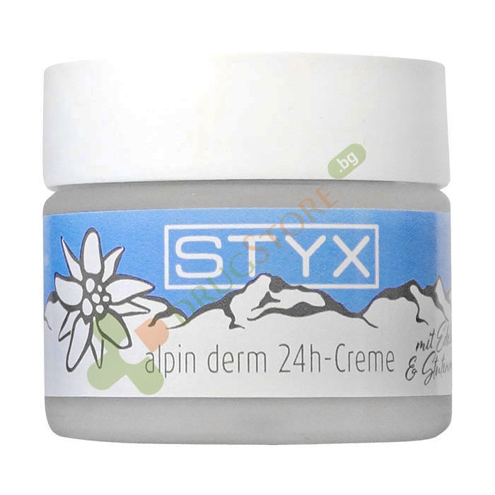 КРЕМ ЗА ЛИЦЕ 24 ЧАСА АЛПИЙСКИ БИЛКИ 50 мл / STYX FACE CREAM 24 HOURS ALPINE HERBS