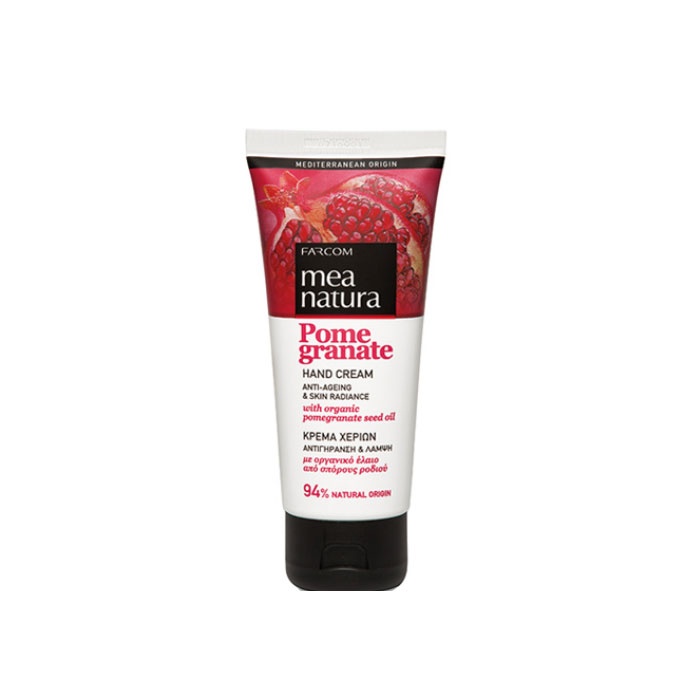 МЕА НАТУРА КРЕМ ЗА РЪЦЕ ПРОТИВ СТАРЕЕНЕ С НАР 100 мл. / MEA NATURA POMEGRANATE HAND CREAM ANTI-AGEING &amp; SKIN RADIANCE 100 ml.