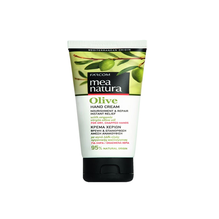 МЕА НАТУРА КРЕМ ЗА РЪЦЕ С МАСЛИНА ЗА СУХА И НАПУКАНА КОЖА 100 мл. / MEA NATURA OLIVE HAND CREAM NOURISHMENT &amp; REPAIR 250 ml.