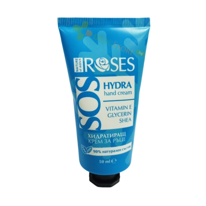КРЕМ ЗА РЪЦЕ ROSES SOS HYDRA 50 мл / NATURE OF AGIVA ROSES SOS HYDRA HAND CREAM