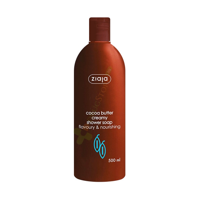 КРЕМООБРАЗЕН ДУШ ГЕЛ С КАКАО 500 мл / ZIAJA COCOA BUTTER CREAMY SHOWER SOAP