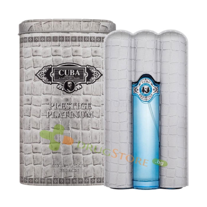 КУБА ТОАЛЕТНА ВОДА PRESTIGE PLATINUM ЗА МЪЖЕ 90 мл / CUBA PRESTIGE PLATINUM EAU DE TOILETTE FOR MEN
