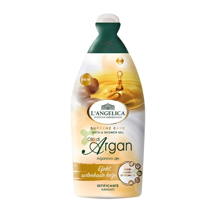 ДУШ ГЕЛ С АРГАНОВО МАСЛО 500 мл / L&#039;ANGELICA OFFICINALIS BATH AND SHOWER GEL WITH ARGAN OIL