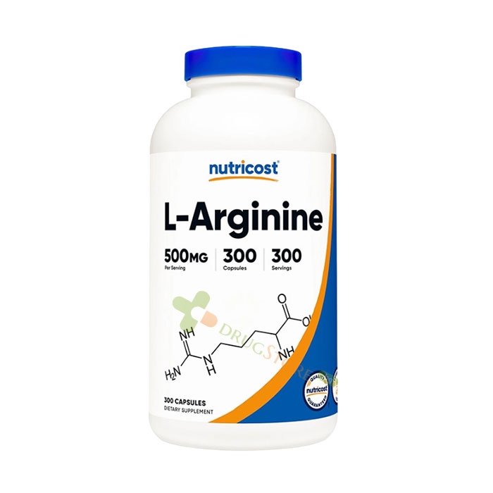 L-АРГИНИН капсули 500 мг 300 броя / NUTRICOST L-ARGININE
