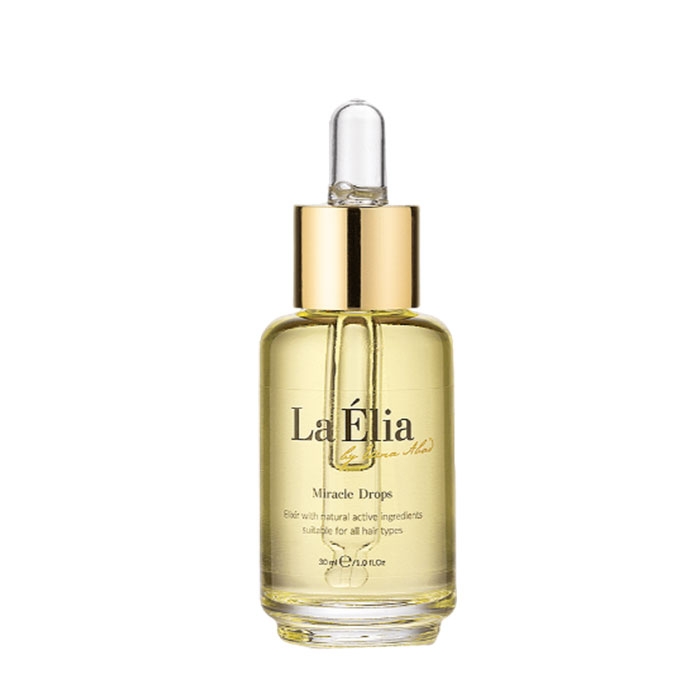ЛА ЕЛИА ЕЛИКСИР СУХО МАСЛО ЗА ВСЕКИ ТИП КОСА 30 мл / LA ELIA MIRACLE DROPS ALL HAIR TYPES