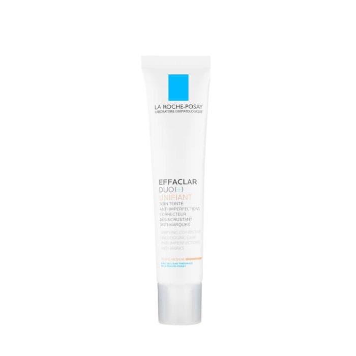 ЛА РОШ ЕФАКЛАР UNIFIANT ДУО+ КОРЕКТОР нюанс MEDIUM 40 мл. / LA ROCHE POSAY - EFFACLAR DUO(+) UNIFIANT CORECTEUR MEDIUM
