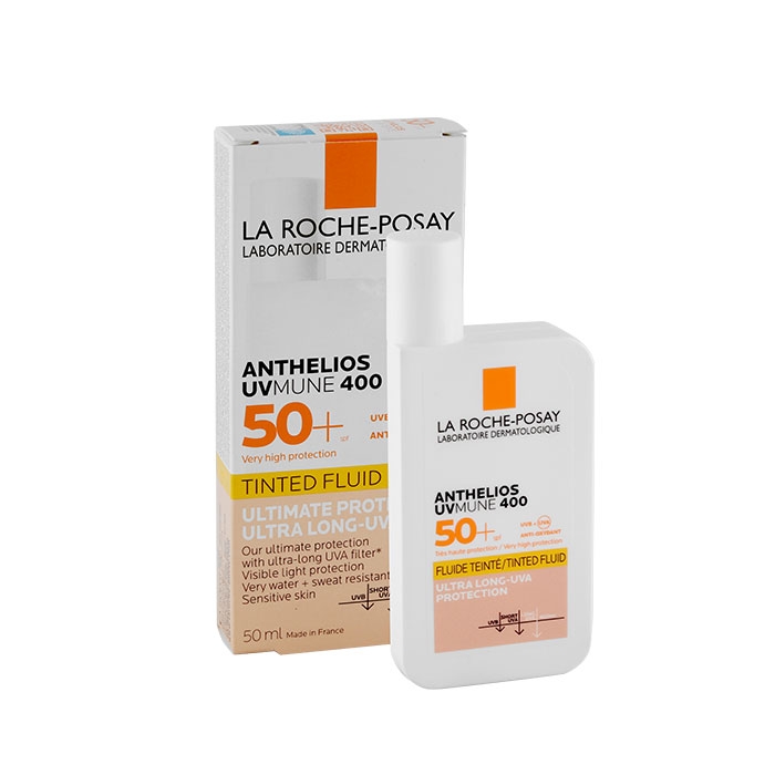 ЛА РОШ АНТЕЛИОС UVMUNE400 ТОНИРАН ФЛУИД SPF 50+ 50 мл / LA ROCHE-POSAY ANTHELIOS UVMUNE400 FLUID SPF 50+