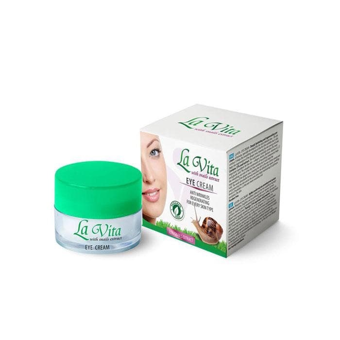 ЛА ВИТА РЕГЕНЕРИРАЩ ОКОЛООЧЕН КРЕМ С ЕКСТРАКТ ОТ ОХЛЮВИ 25 мл. / LA VITA SNAILS EXTRACT EYE CREAM