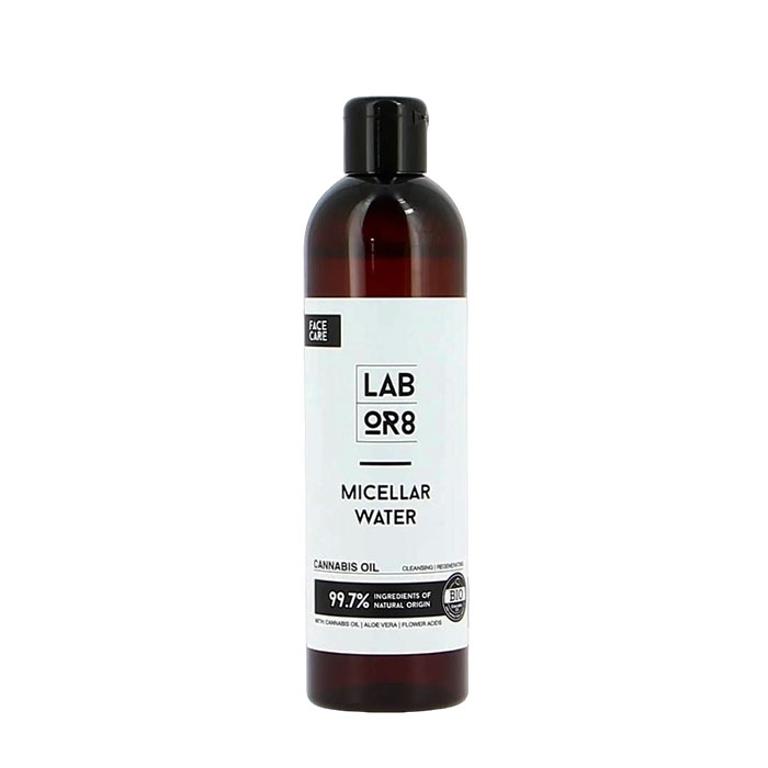 МИЦЕЛАРНА ВОДА С КОНОПЕНО МАСЛО 300 мл / LABOR8 MICELLAR WATER WUTH CANNABIS OIL