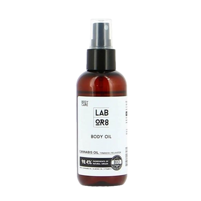 ОЛИО ЗА ТЯЛО С КОНОПЕНО МАСЛО 130 мл / LABOR8 BODY OIL WITH CANNABIS OIL